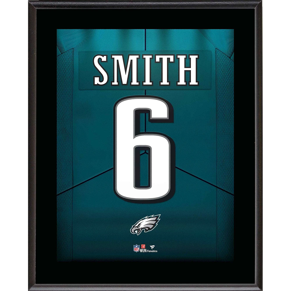 DeVonta Smith Philadelphia Eagles 10.5" x 13" Jersey Number Sublimated Player Plaque