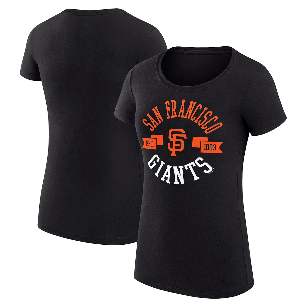 Women's G-III 4Her by Carl Banks San Francisco Giants Super-Slim Fit Lightweight City Graphic T-Shirt