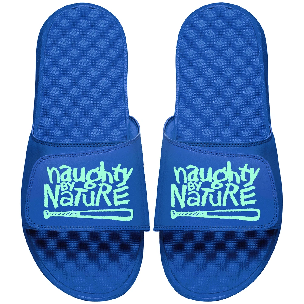 Youth ISlide Royal Naughty by Nature Primary Logo Slide Sandals