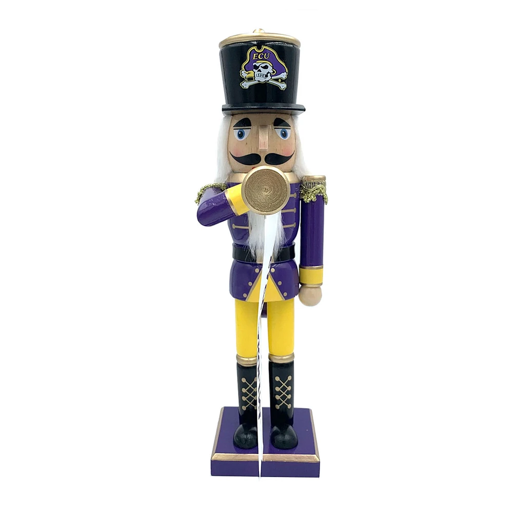 ECU Pirates 14" Bugler Nutcracker