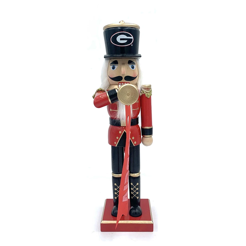 Georgia Bulldogs 14" Bugler Nutcracker