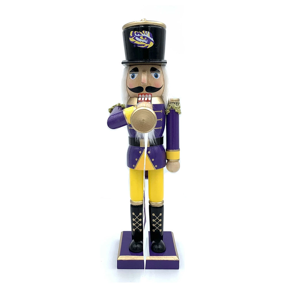 LSU Tigers 14" Bugler Nutcracker