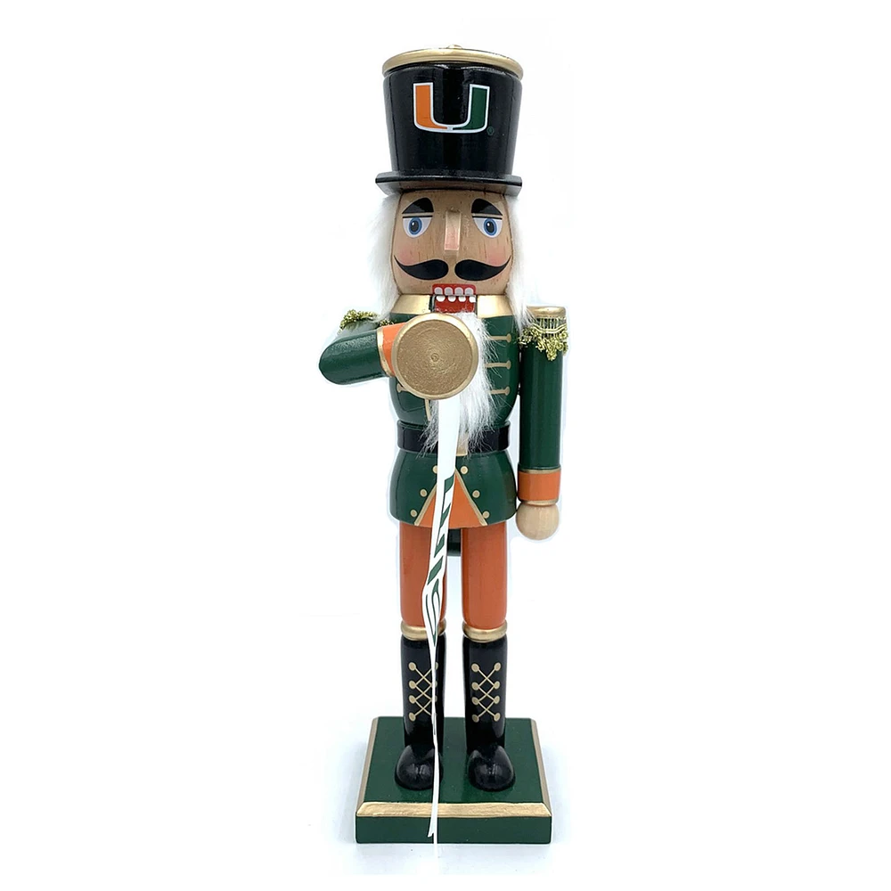 Miami Hurricanes 14" Bugler Nutcracker