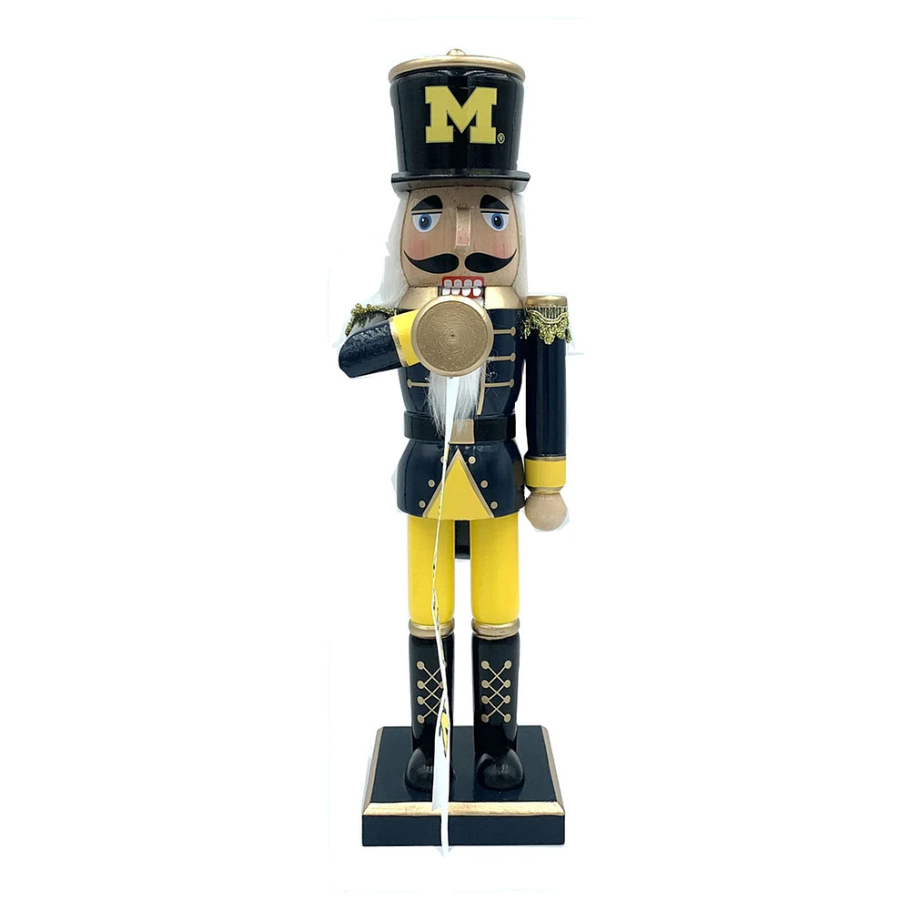 Michigan Wolverines 14" Bugler Nutcracker