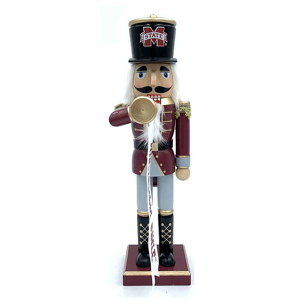 Mississippi State Bulldogs 14" Bugler Nutcracker