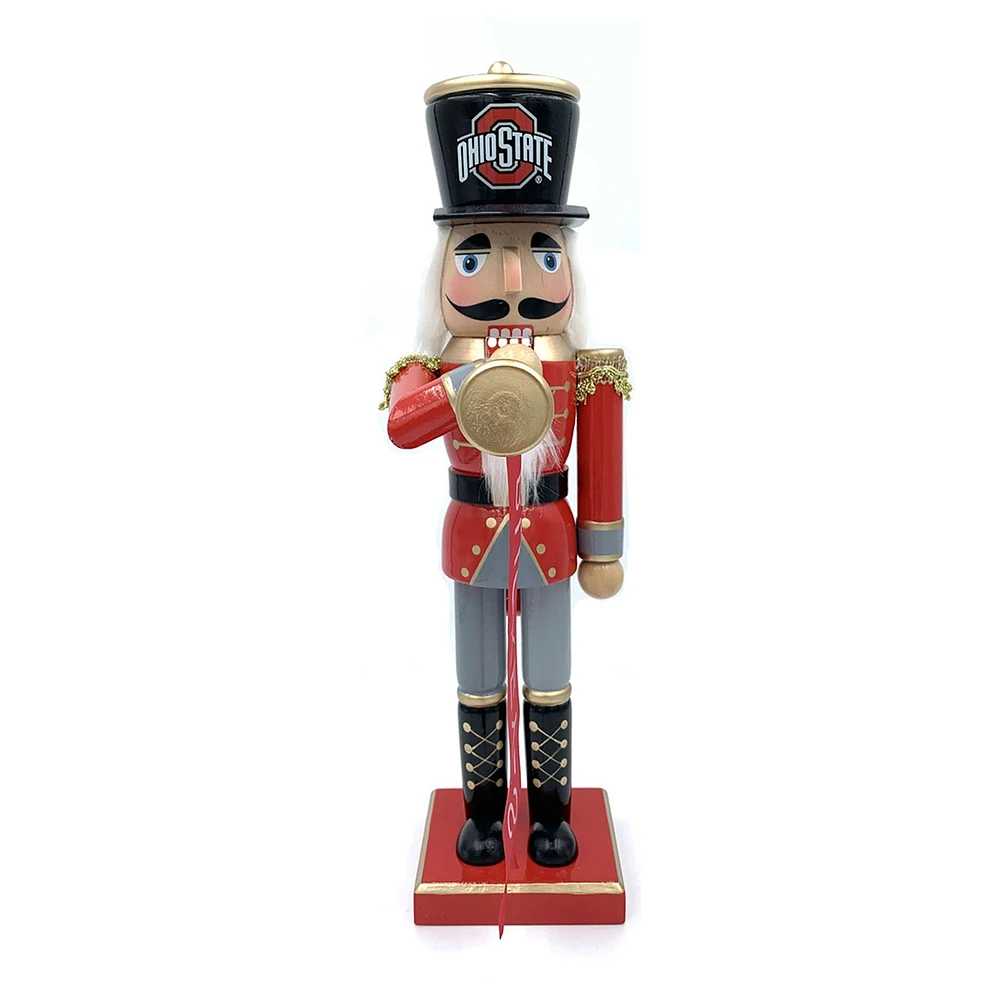 Ohio State Buckeyes 14" Bugler Nutcracker
