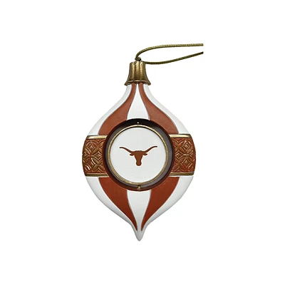 Texas Longhorns Two-Piece 5.5" Spinning Bulb Ornament Set