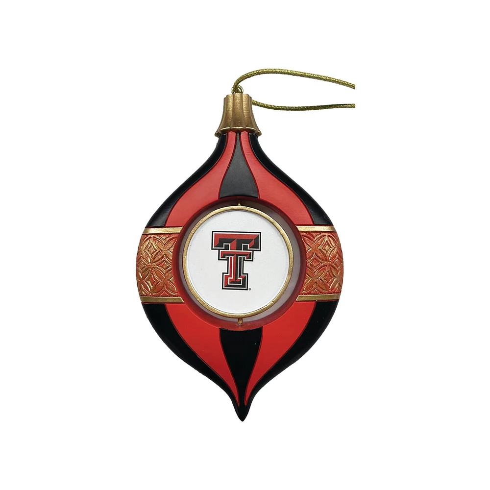 Texas Tech Red Raiders Two-Piece 5.5" Spinning Bulb Ornament Set