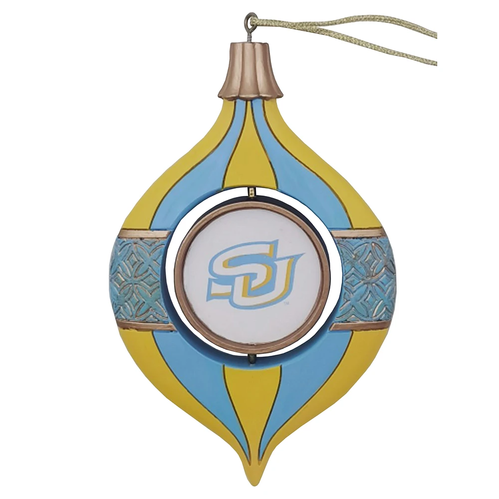 Southern University Jaguars Two-Piece 5.5" Spinning Bulb Ornament Set