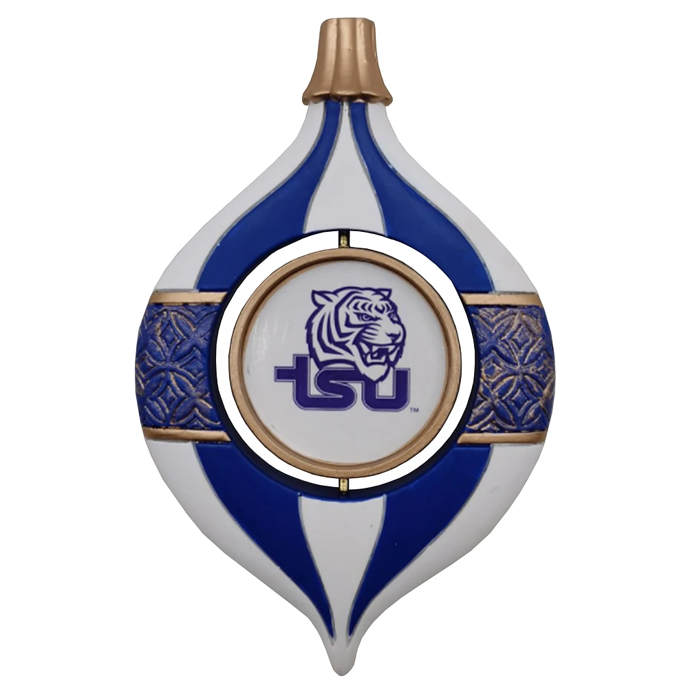 Tennessee State Tigers Two-Piece 5.5" Spinning Bulb Ornament Set