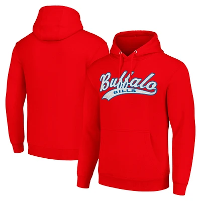 Unisex Starter Red Buffalo Bills Tailsweep Pullover Hoodie