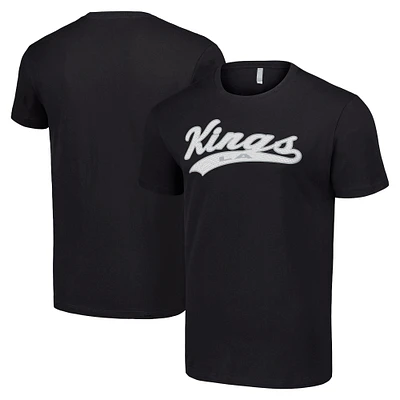Men's Starter Black Los Angeles Kings Tailsweep T-Shirt