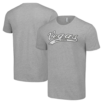 Men's Starter Heather Gray Vegas Golden Knights Tailsweep T-Shirt