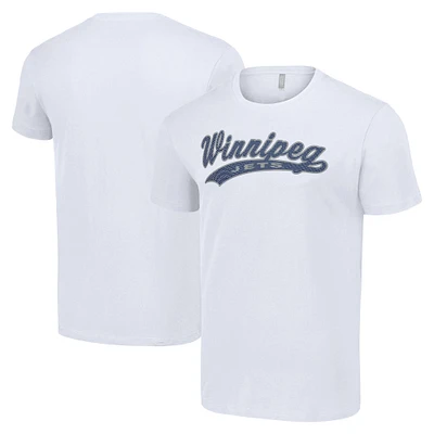 Men's Starter White Winnipeg Jets Tailsweep T-Shirt