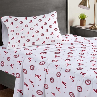 Pegasus Alabama Crimson Tide Three-Piece Twin Sheet Set