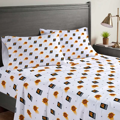 Pegasus Phoenix Suns Four-Piece Queen Sheet Set