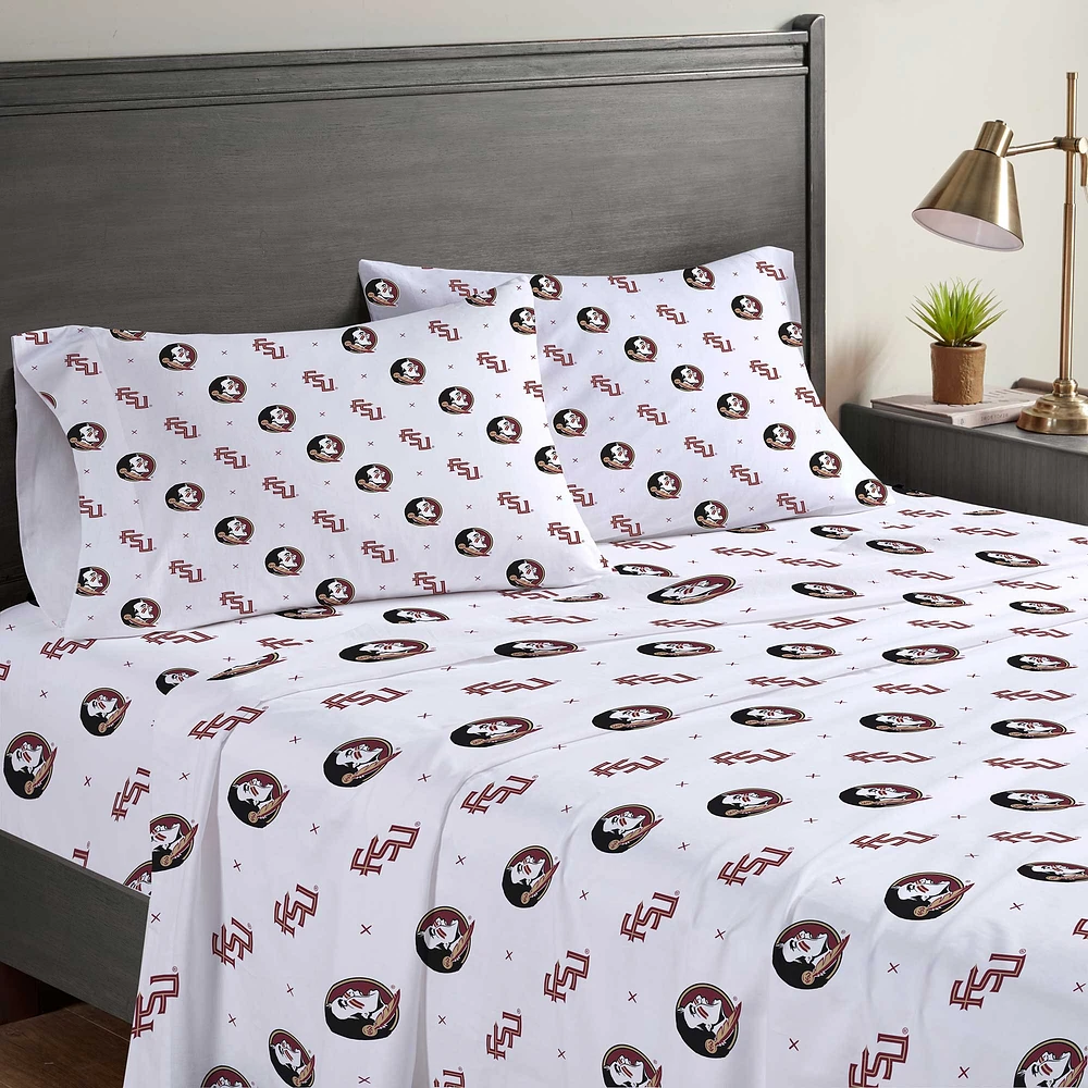 Pegasus Florida State Seminoles Four-Piece Full Sheet Set