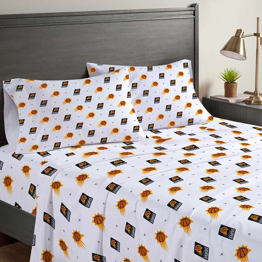 Pegasus Phoenix Suns Four-Piece Full Sheet Set