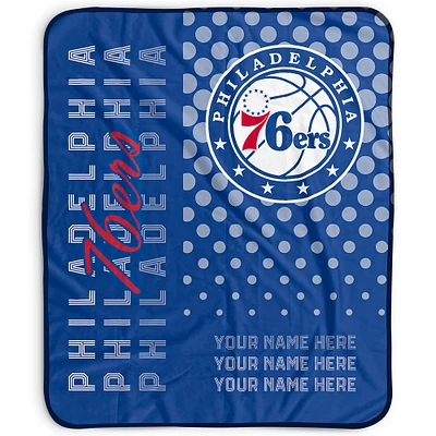 Pegasus Philadelphia 76ers 50" x 60" Dots Personalized Fleece Blanket