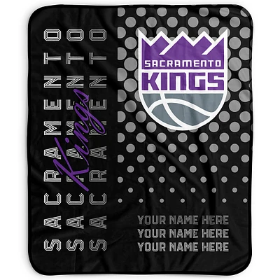 Pegasus Sacramento Kings 50" x 60" Dots Personalized Fleece Blanket