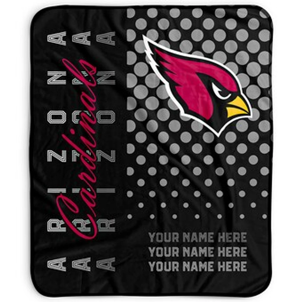 Pegasus Arizona Cardinals 50" x 60" Dots Personalized Fleece Blanket