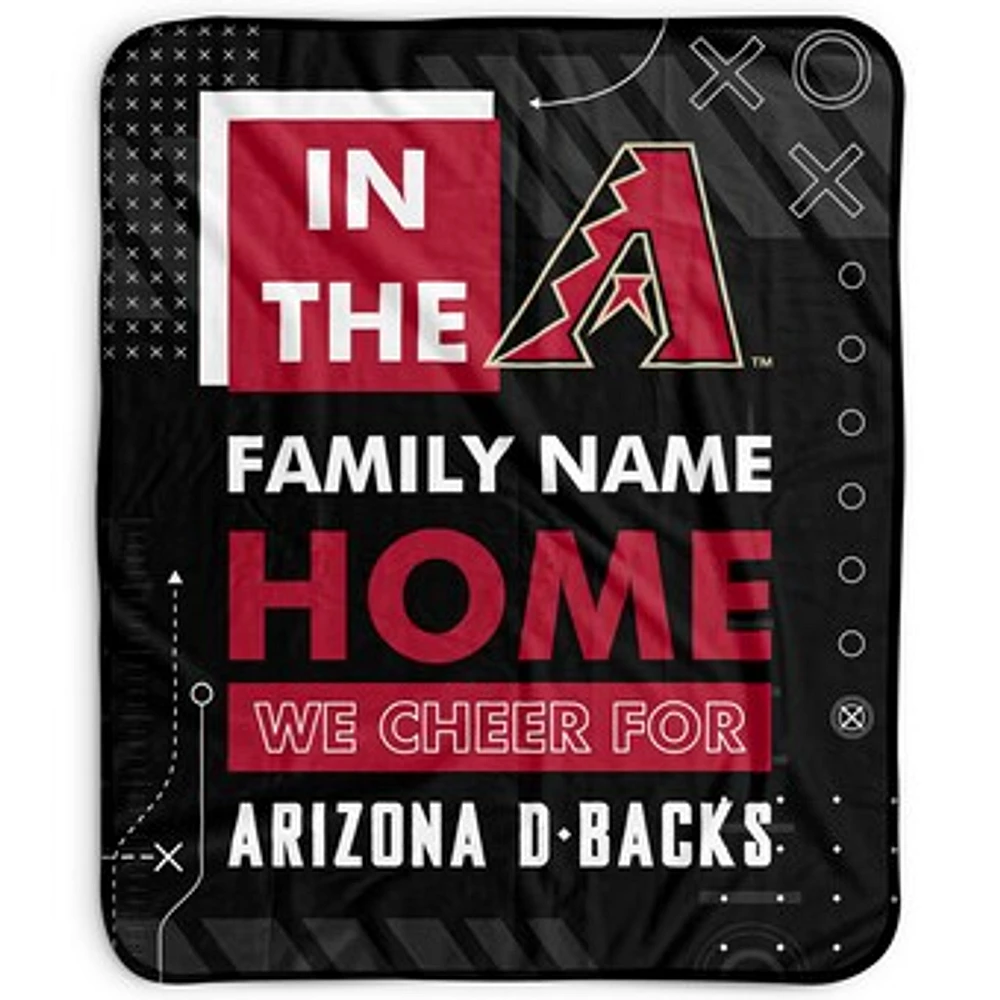 Pegasus Arizona Diamondbacks 50" x 60" "We Cheer" Personalized Fleece Blanket