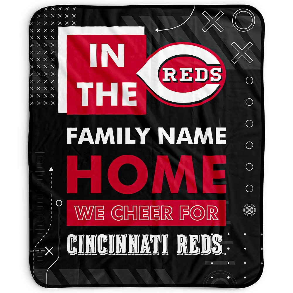Pegasus Cincinnati Reds 50" x 60" "We Cheer" Personalized Fleece Blanket