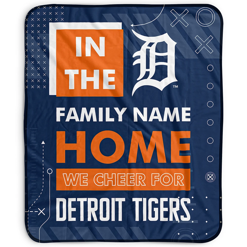 Pegasus Detroit Tigers 50" x 60" "We Cheer" Personalized Fleece Blanket
