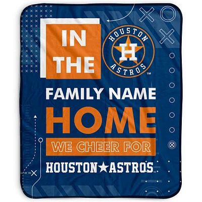 Pegasus Houston Astros 50" x 60" "We Cheer" Personalized Fleece Blanket