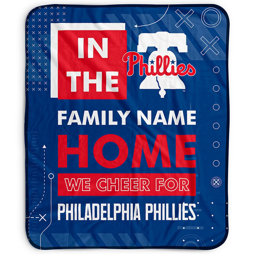 Pegasus Philadelphia Phillies 50" x 60" "We Cheer" Personalized Fleece Blanket