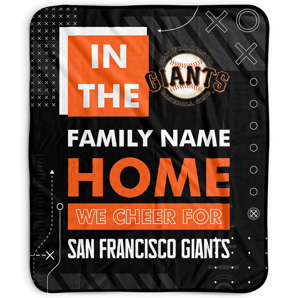 Pegasus San Francisco Giants 50" x 60" "We Cheer" Personalized Fleece Blanket