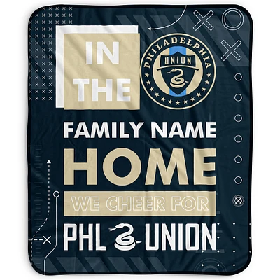 Pegasus Philadelphia Union 50" x 60" "We Cheer" Personalized Fleece Blanket