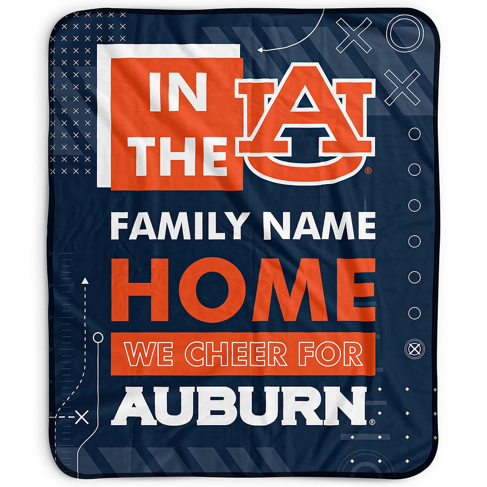 Pegasus Auburn Tigers 50" x 60" "We Cheer" Personalized Fleece Blanket