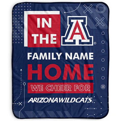 Pegasus Arizona Wildcats 50" x 60" "We Cheer" Personalized Fleece Blanket