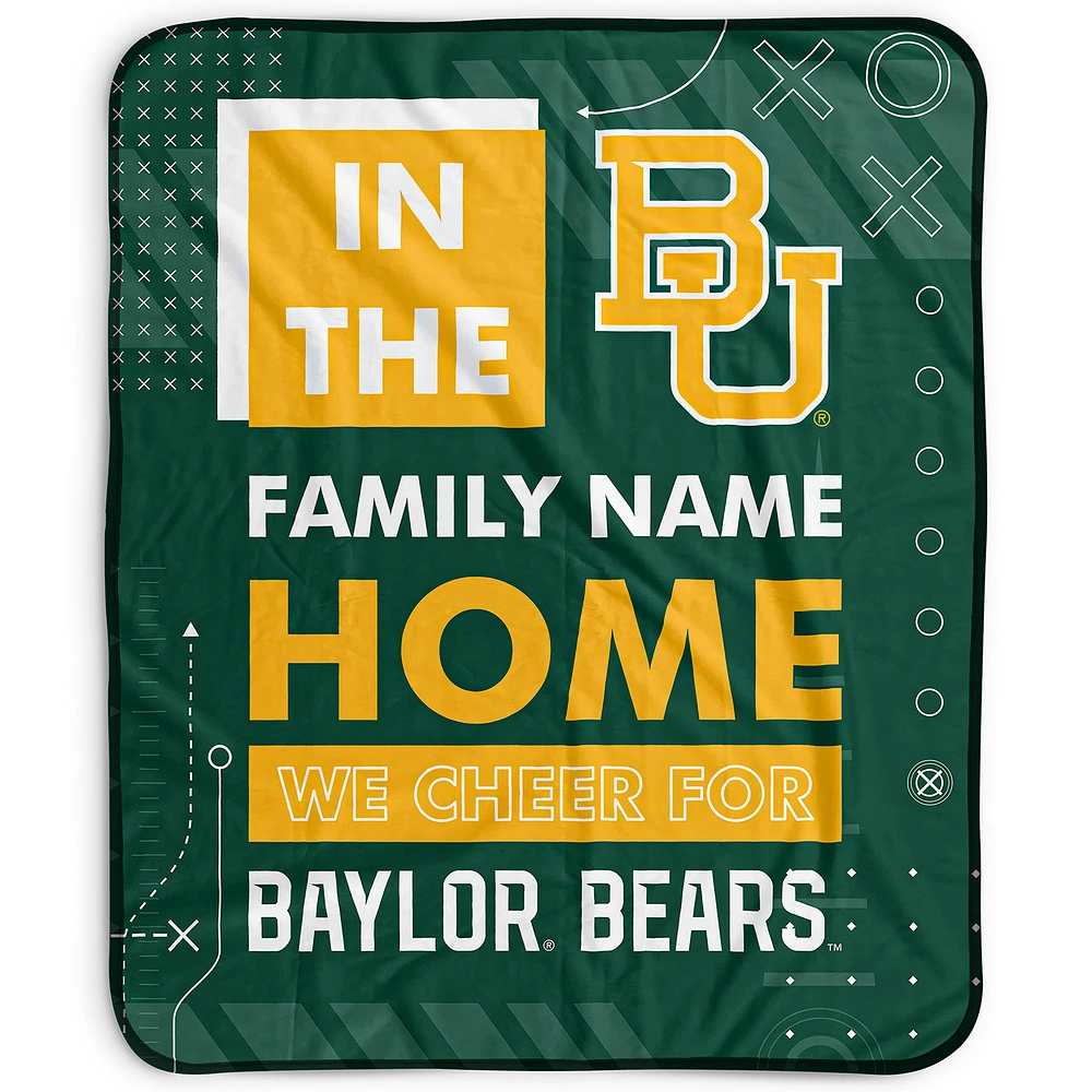 Pegasus Baylor Bears 50" x 60" "We Cheer" Personalized Fleece Blanket