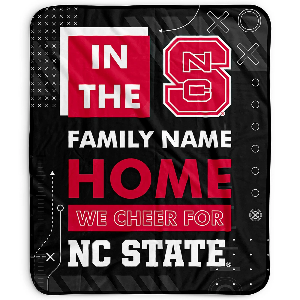 Pegasus NC State Wolfpack 50" x 60" "We Cheer" Personalized Fleece Blanket