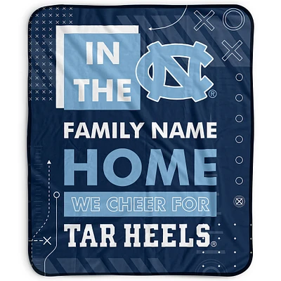 Pegasus North Carolina Tar Heels 50" x 60" "We Cheer" Personalized Fleece Blanket