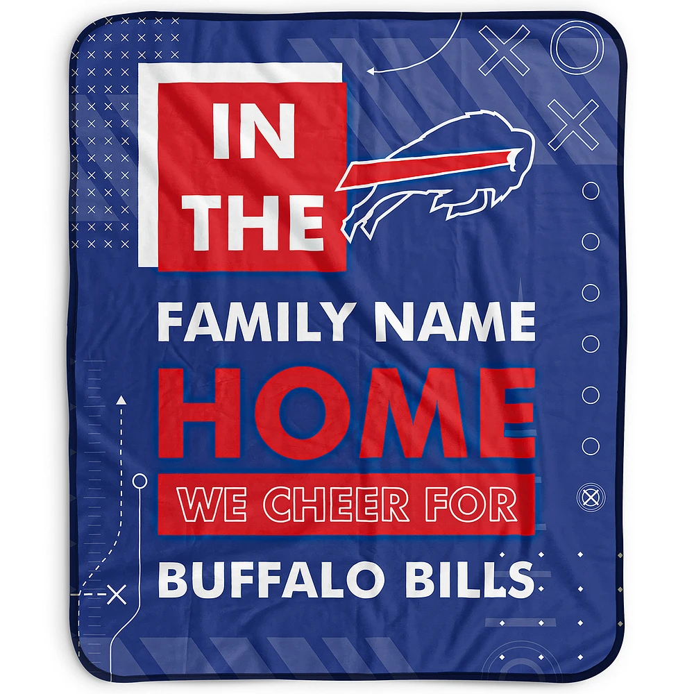 Pegasus Buffalo Bills 50" x 60" "We Cheer" Personalized Fleece Blanket