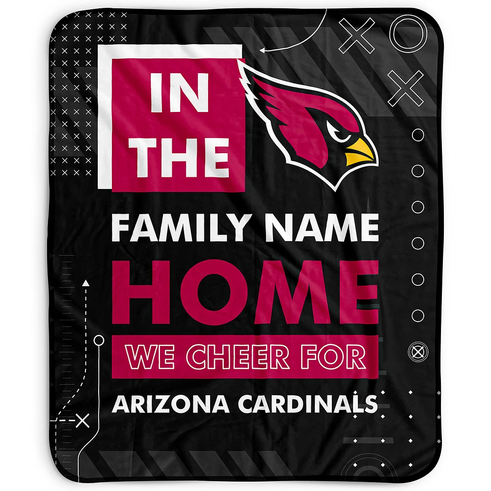 Pegasus Arizona Cardinals 50" x 60" "We Cheer" Personalized Fleece Blanket