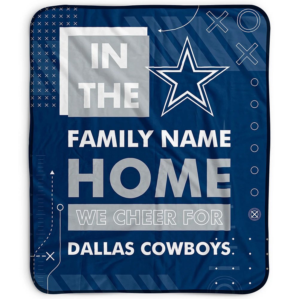 Pegasus Dallas Cowboys 50" x 60" "We Cheer" Personalized Fleece Blanket