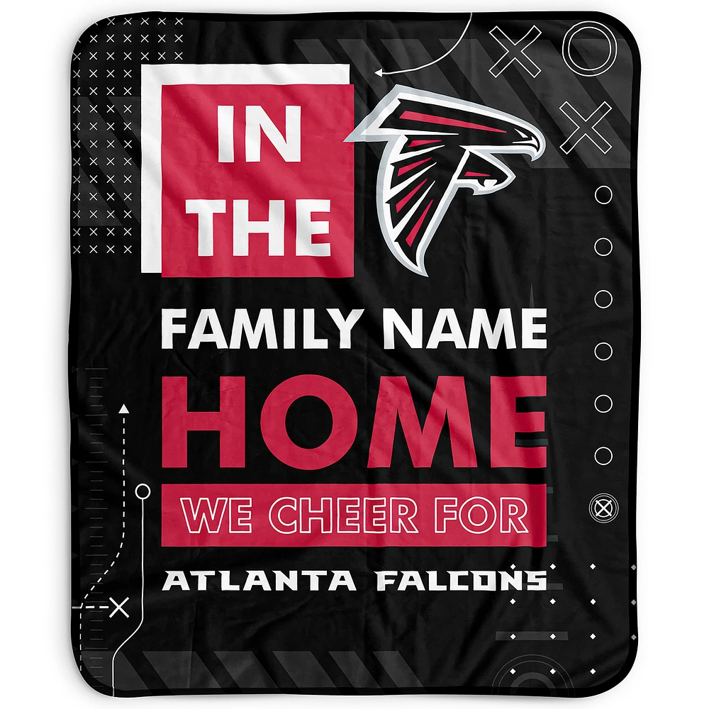 Pegasus Atlanta Falcons 50" x 60" "We Cheer" Personalized Fleece Blanket