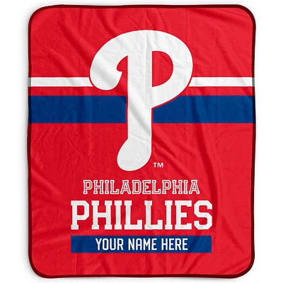 Pegasus Philadelphia Phillies 50" x 60" Stripes Personalized Fleece Blanket