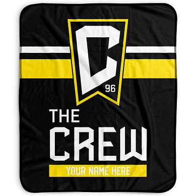 Pegasus Columbus Crew 50" x 60" Stripes Personalized Fleece Blanket