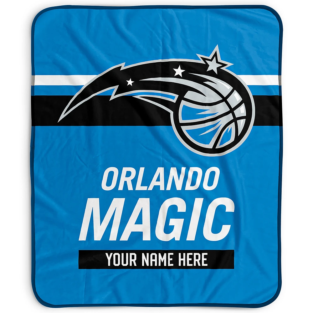 Pegasus Orlando Magic 50" x 60" Stripes Personalized Fleece Blanket