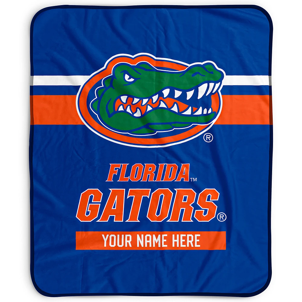 Pegasus Florida Gators 50" x 60" Stripes Personalized Fleece Blanket