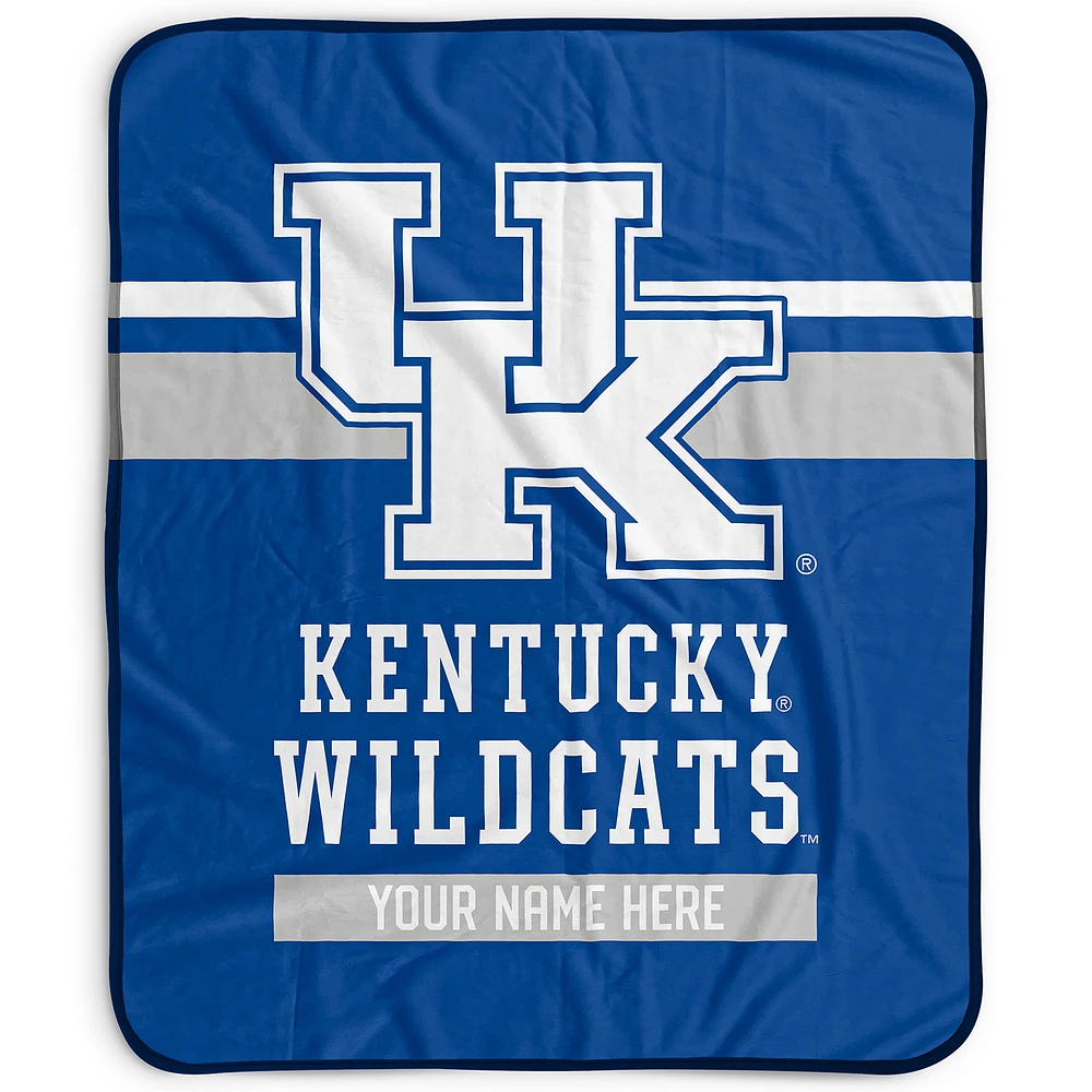 Pegasus Kentucky Wildcats 50" x 60" Stripes Personalized Fleece Blanket
