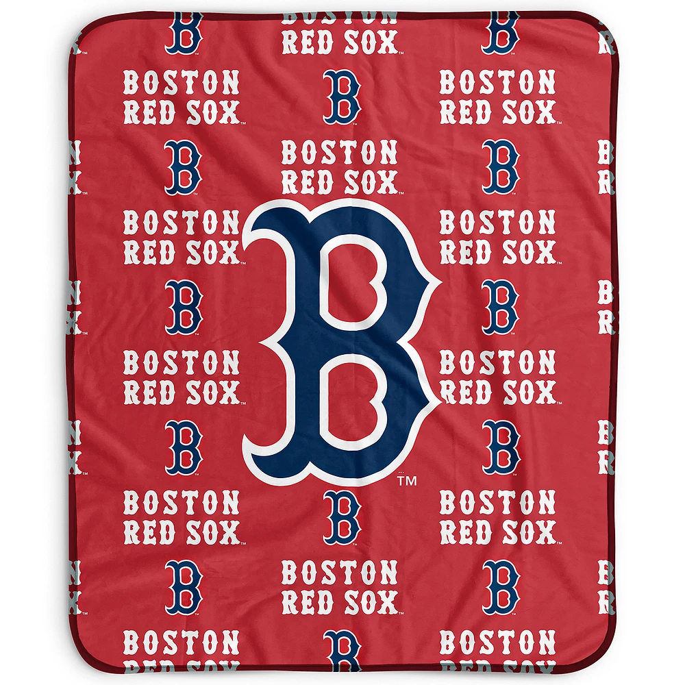 Pegasus Boston Red Sox 50" x 60" Repeat Wordmark Fleece Blanket