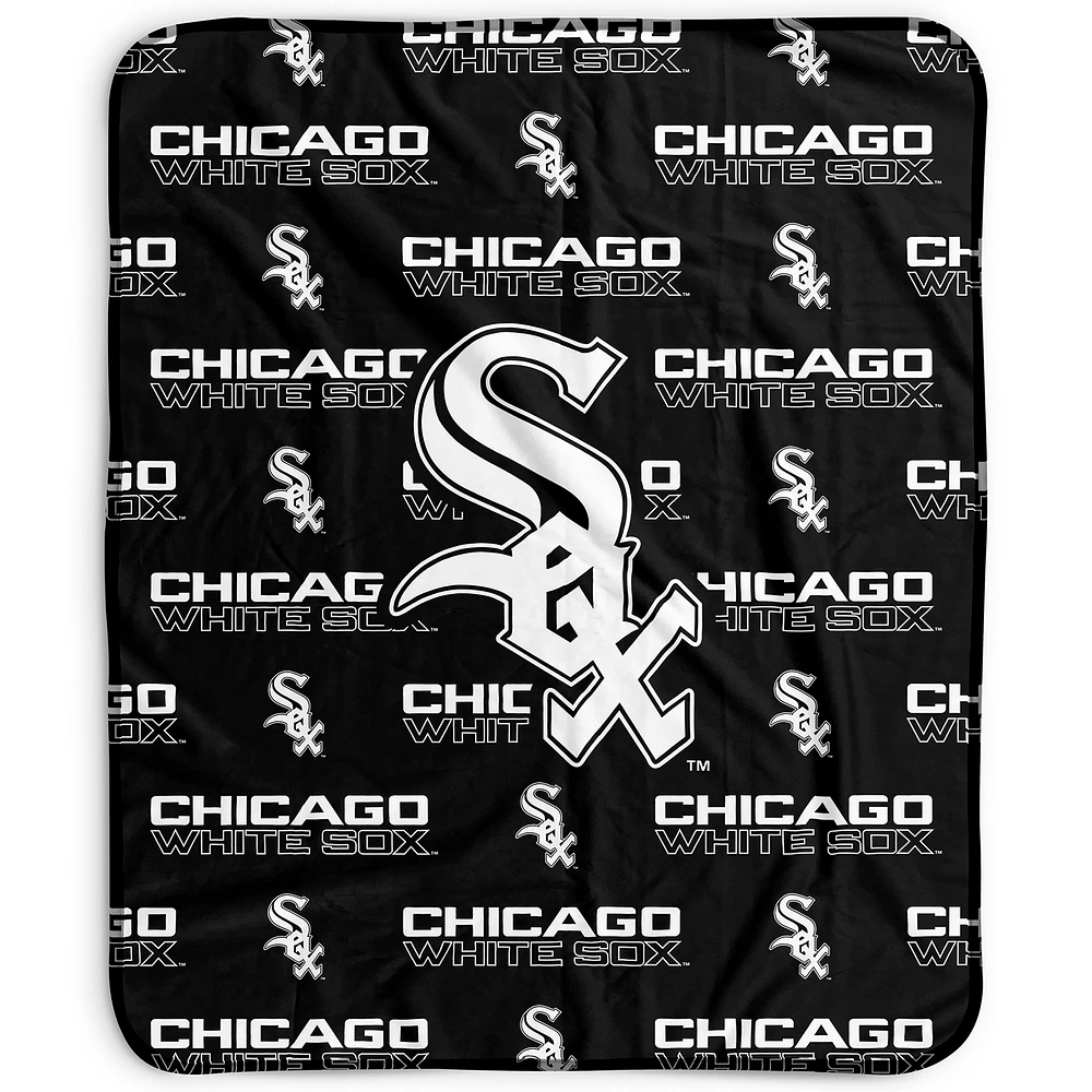 Pegasus Chicago White Sox 50" x 60" Repeat Wordmark Fleece Blanket