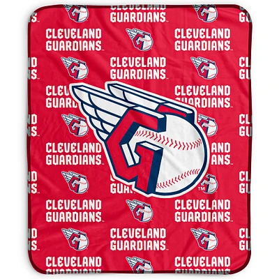 Pegasus Cleveland Guardians 50" x 60" Repeat Wordmark Fleece Blanket