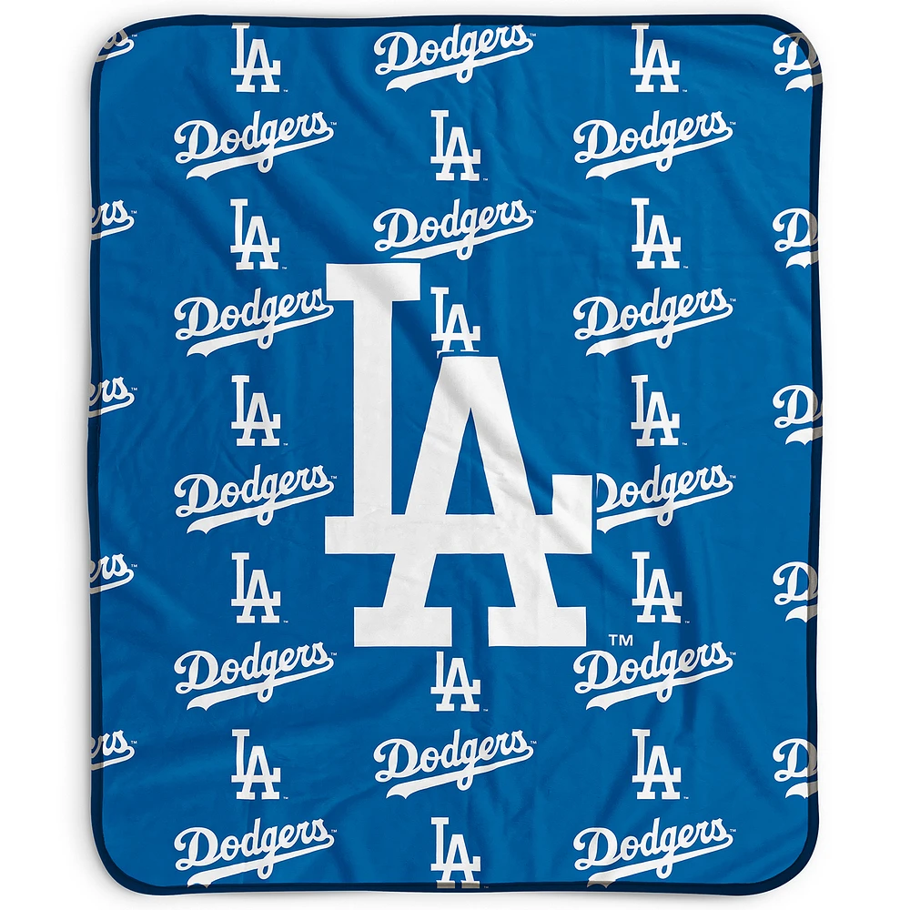Pegasus Los Angeles Dodgers 50" x 60" Repeat Wordmark Fleece Blanket